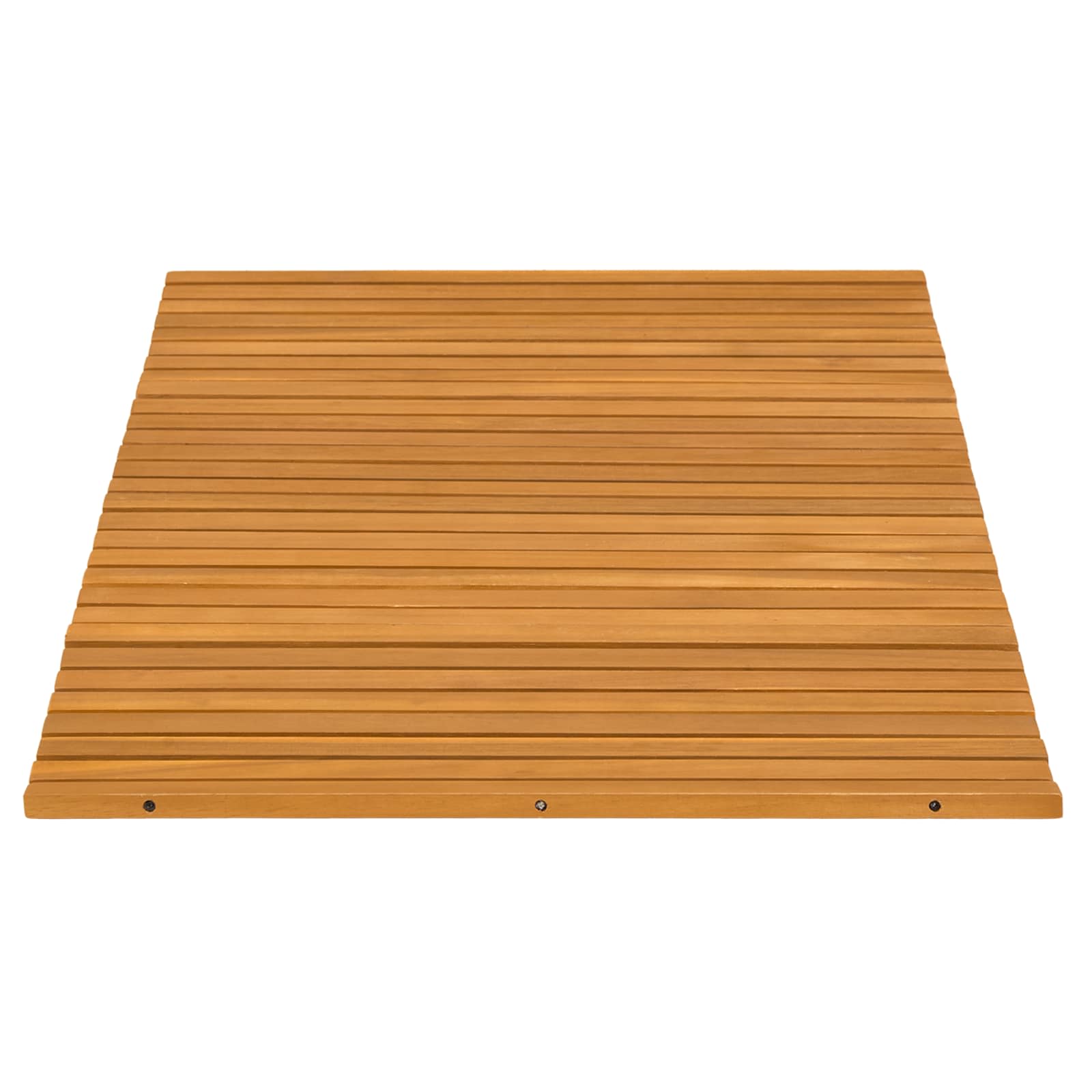 Tappeto da bagno Tinta unita Marrone 80 x 50 cm legno 42025252