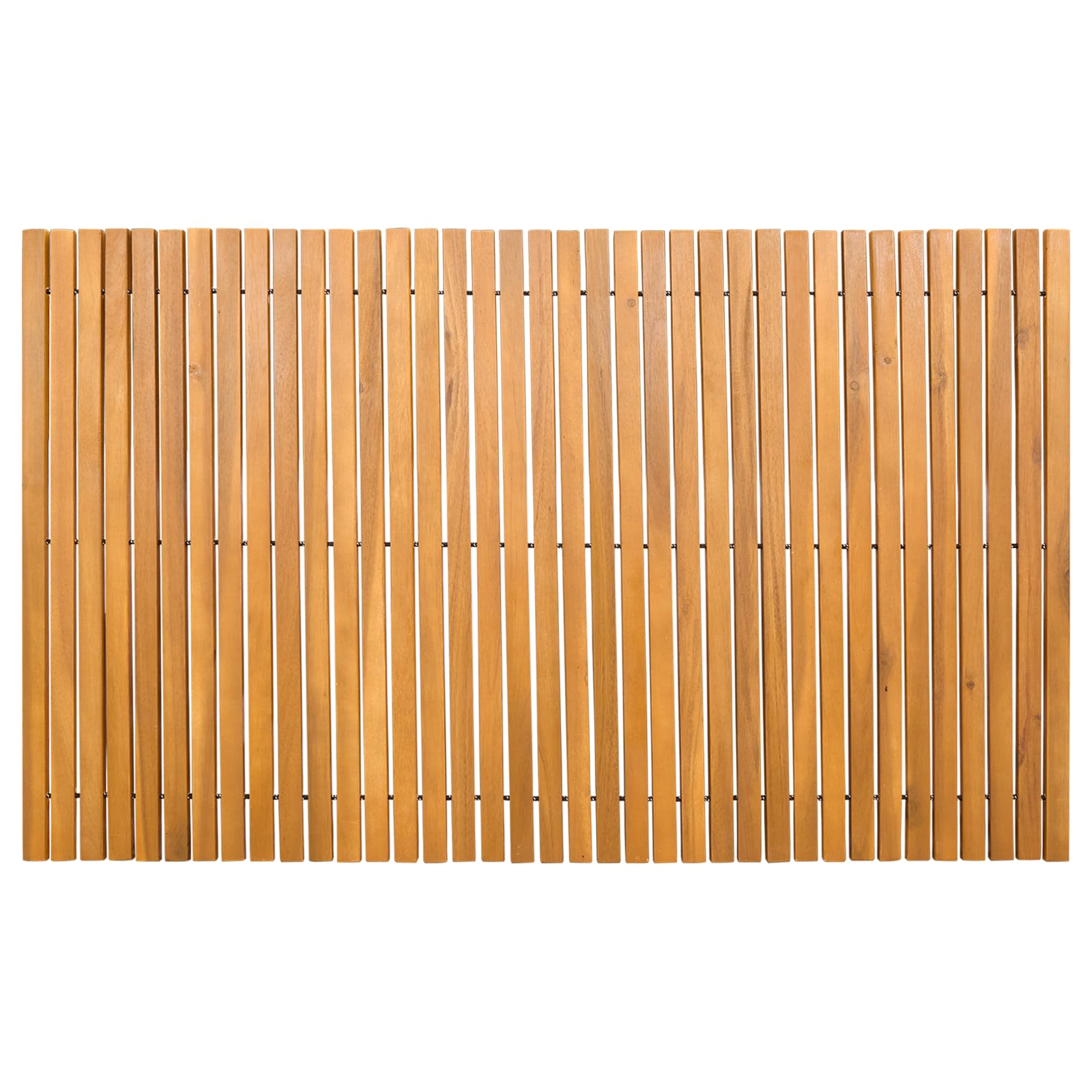 Tappeto da bagno Tinta unita Marrone 100 x 60 cm legno 42025253