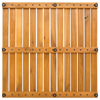 Tappeto da bagno Tinta unita Marrone 50 x 50 cm legno 42025255