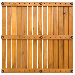 Tappeto da bagno Tinta unita Marrone 50 x 50 cm legno 42025255