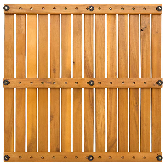 Tappeto da bagno Tinta unita Marrone 50 x 50 cm legno 42025255