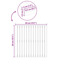 Tappeto da bagno Tinta unita Marrone 50 x 50 cm legno 42025255