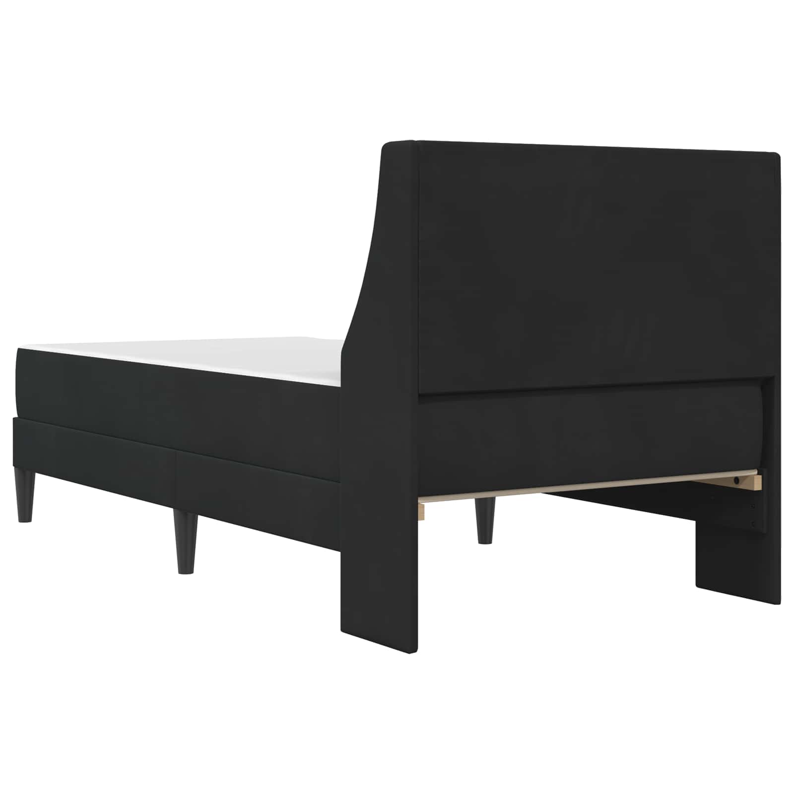 Struttura letto con materasso con testiera 2 pcs Nero Velluto 3414781