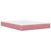 Struttura letto con materasso con testiera 2 pcs Rosa Velluto 3414792