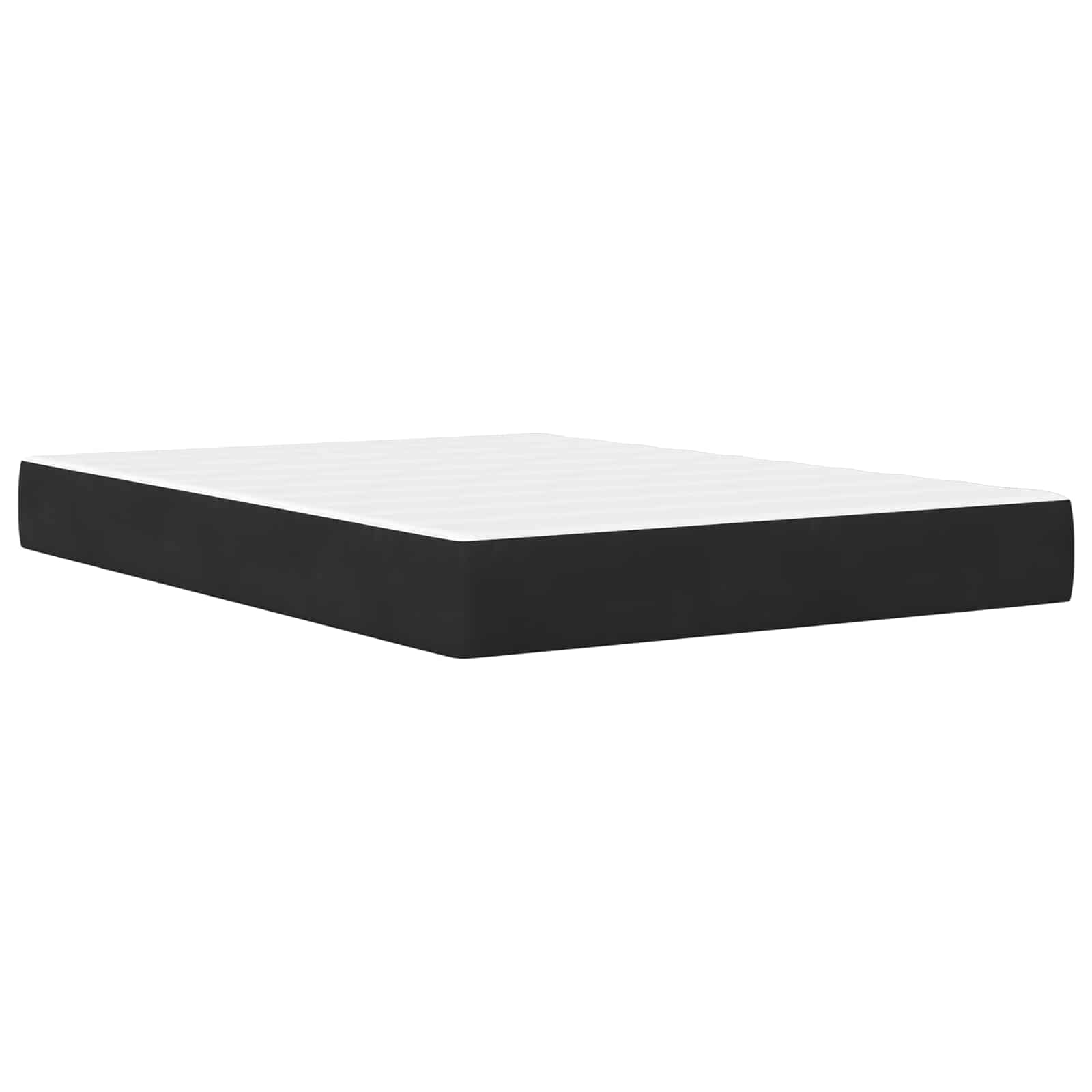 Struttura letto con materasso con testiera 2 pcs Nero Velluto 3414793