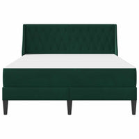 Struttura letto con materasso 2 pcs Verde Scuro Velluto 3414809