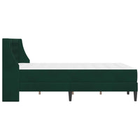 Struttura letto con materasso 2 pcs Verde Scuro Velluto 3414815