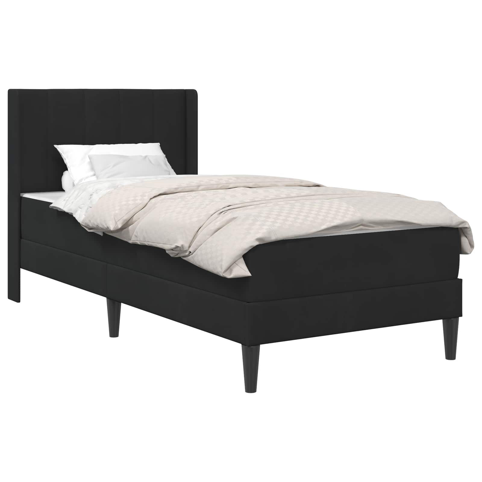 Struttura del letto Nero 90 x 190 cm Velluto 3414835