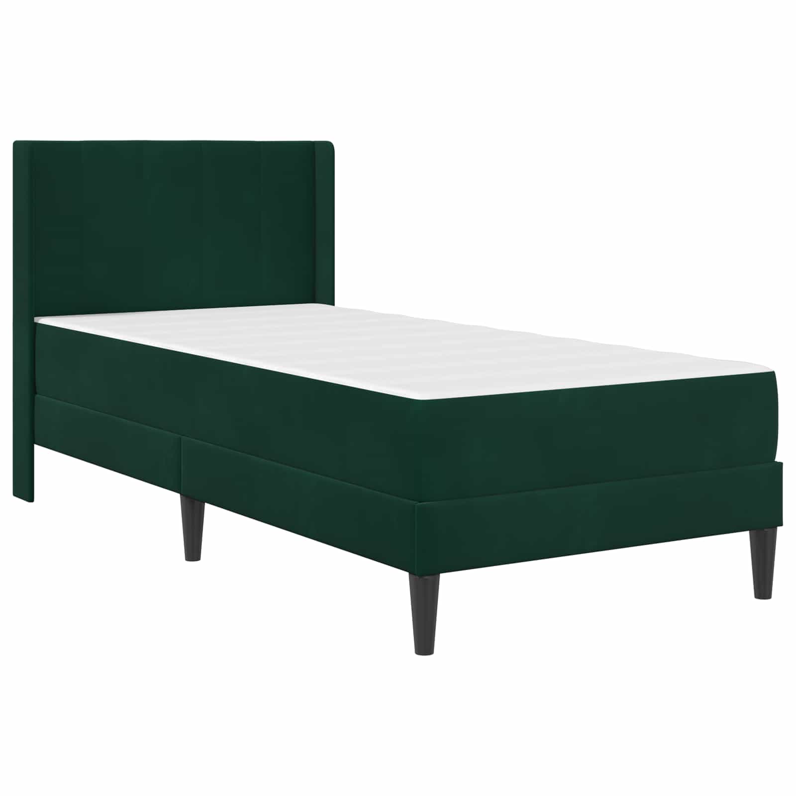 Struttura del letto Verde Scuro 90 x 200 cm Velluto 3414839
