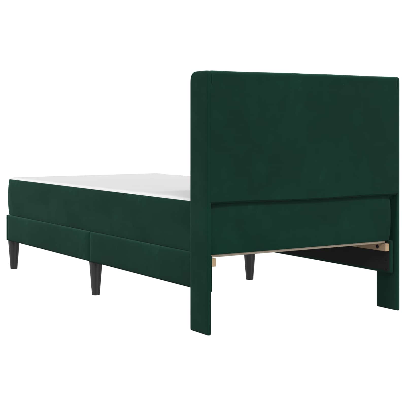 Struttura del letto Verde Scuro 90 x 200 cm Velluto 3414839