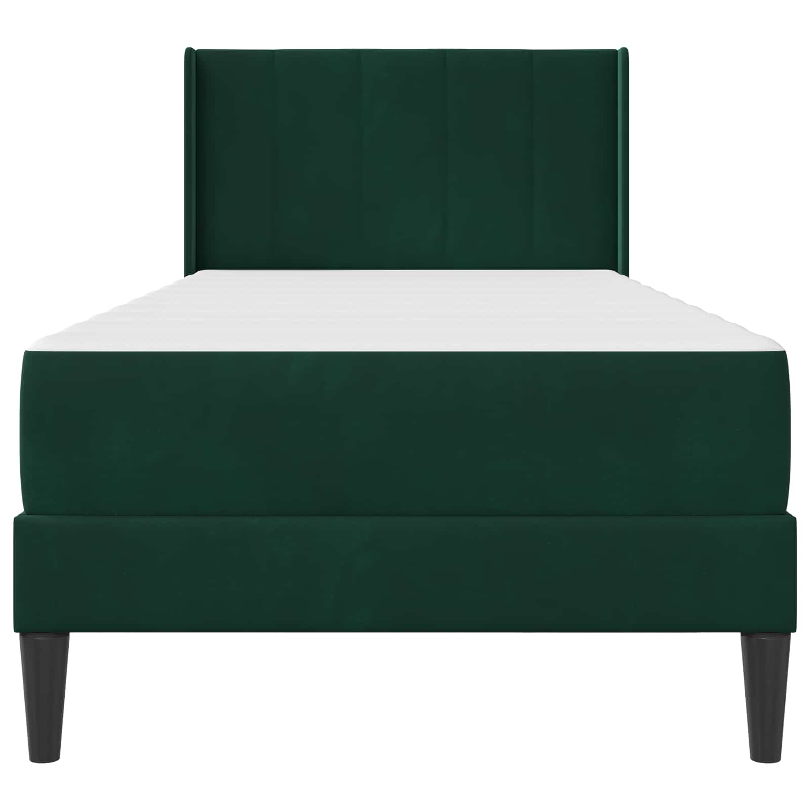 Struttura del letto Verde Scuro 90 x 200 cm Velluto 3414839