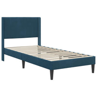 Struttura letto con materasso con testiera 2 pcs Blu Velluto 3414848