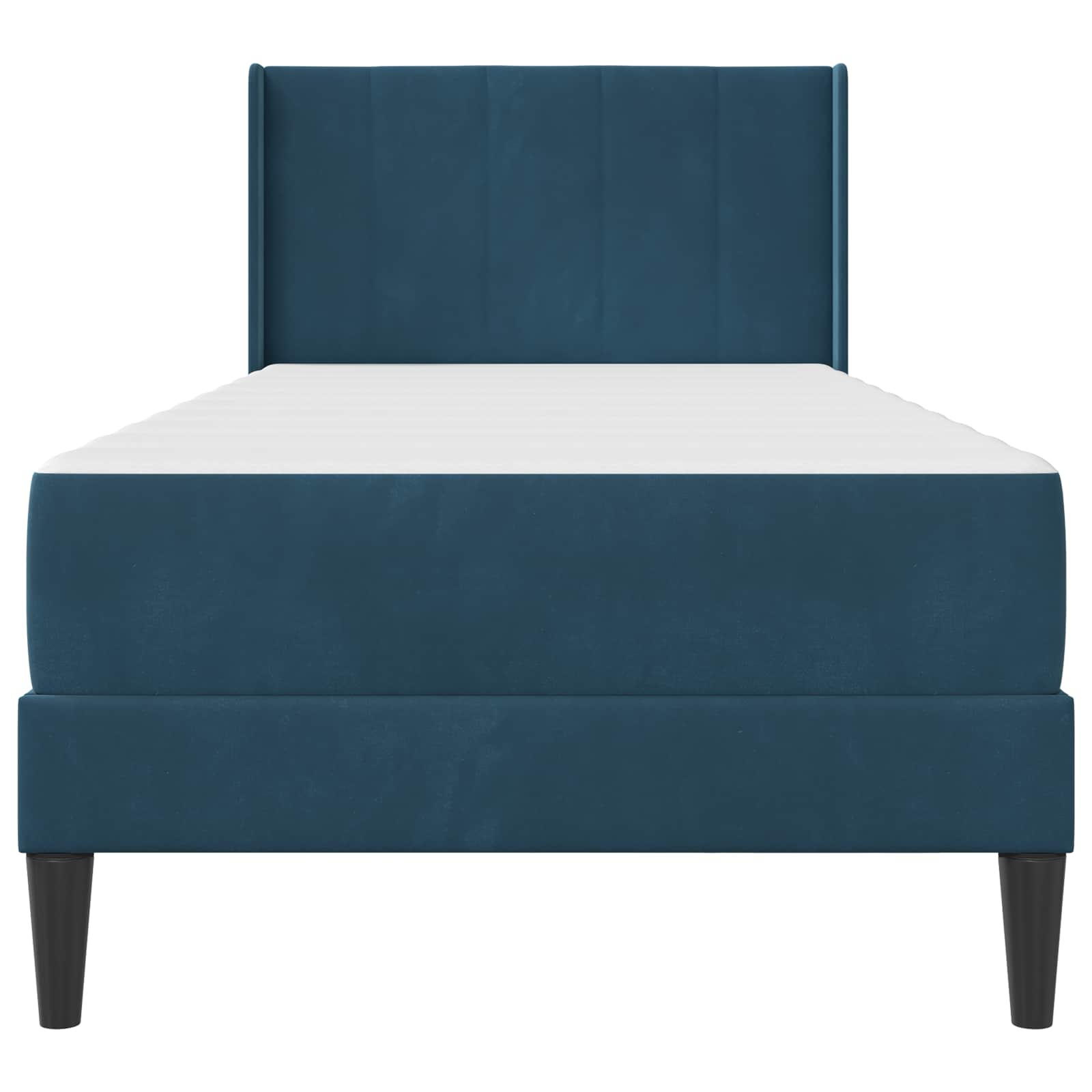 Struttura letto con materasso con testiera 2 pcs Blu Velluto 3414848
