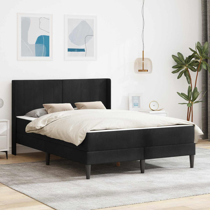 Struttura del letto Nero 140 x 200 cm Velluto 3414871