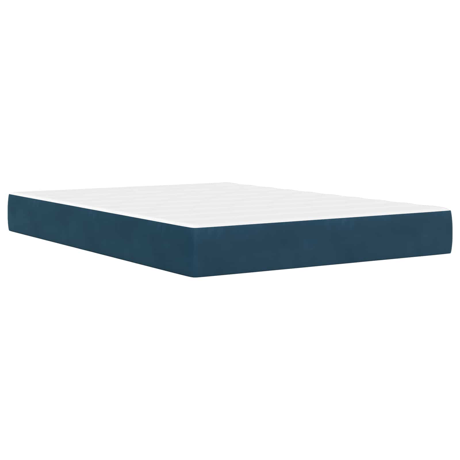 Struttura letto con materasso con testiera 2 pcs Blu Velluto 3414872