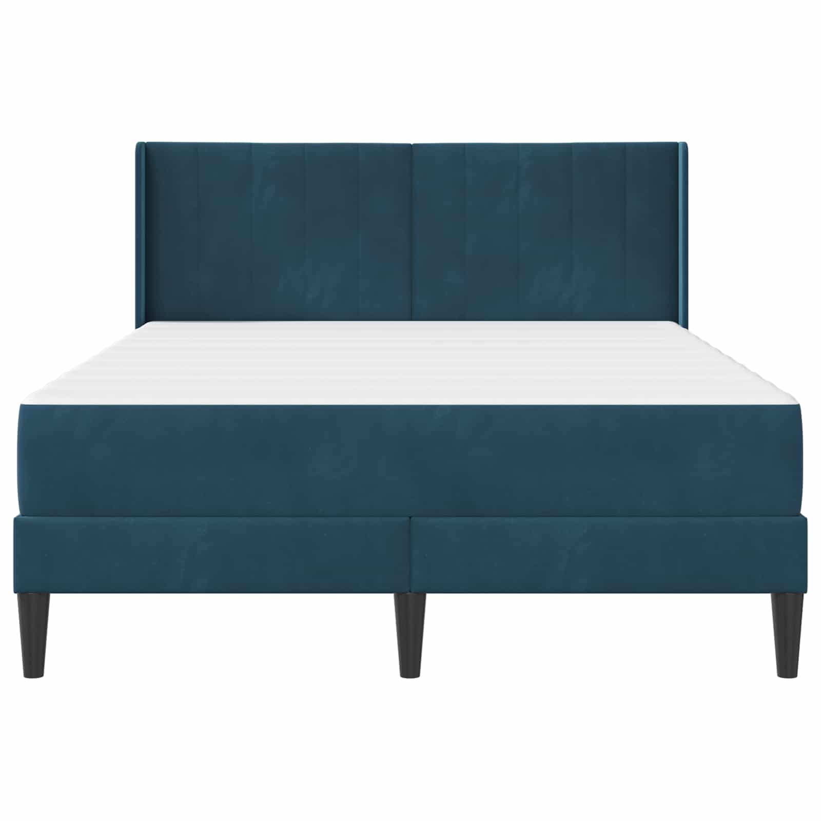 Struttura letto con materasso con testiera 2 pcs Blu Velluto 3414872