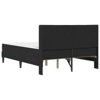 Struttura letto con materasso con testiera 2 pcs Nero Velluto 3414877