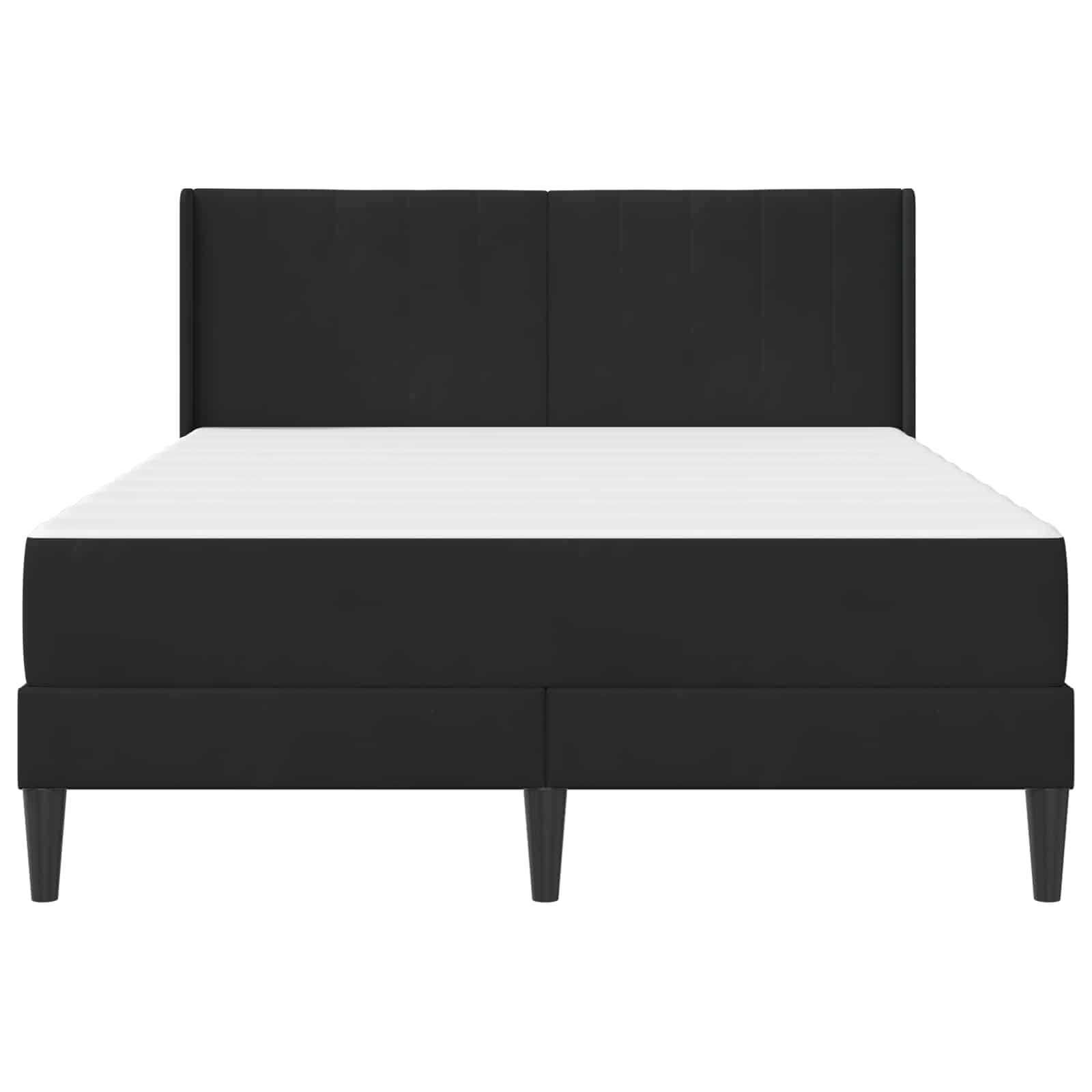 Struttura letto con materasso con testiera 2 pcs Nero Velluto 3414877