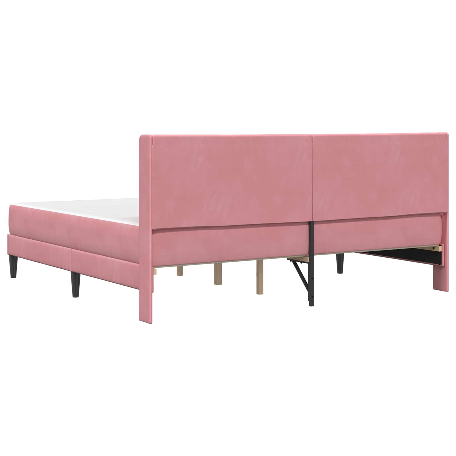 Struttura del letto Rosa 180 x 200 cm Velluto 3414882