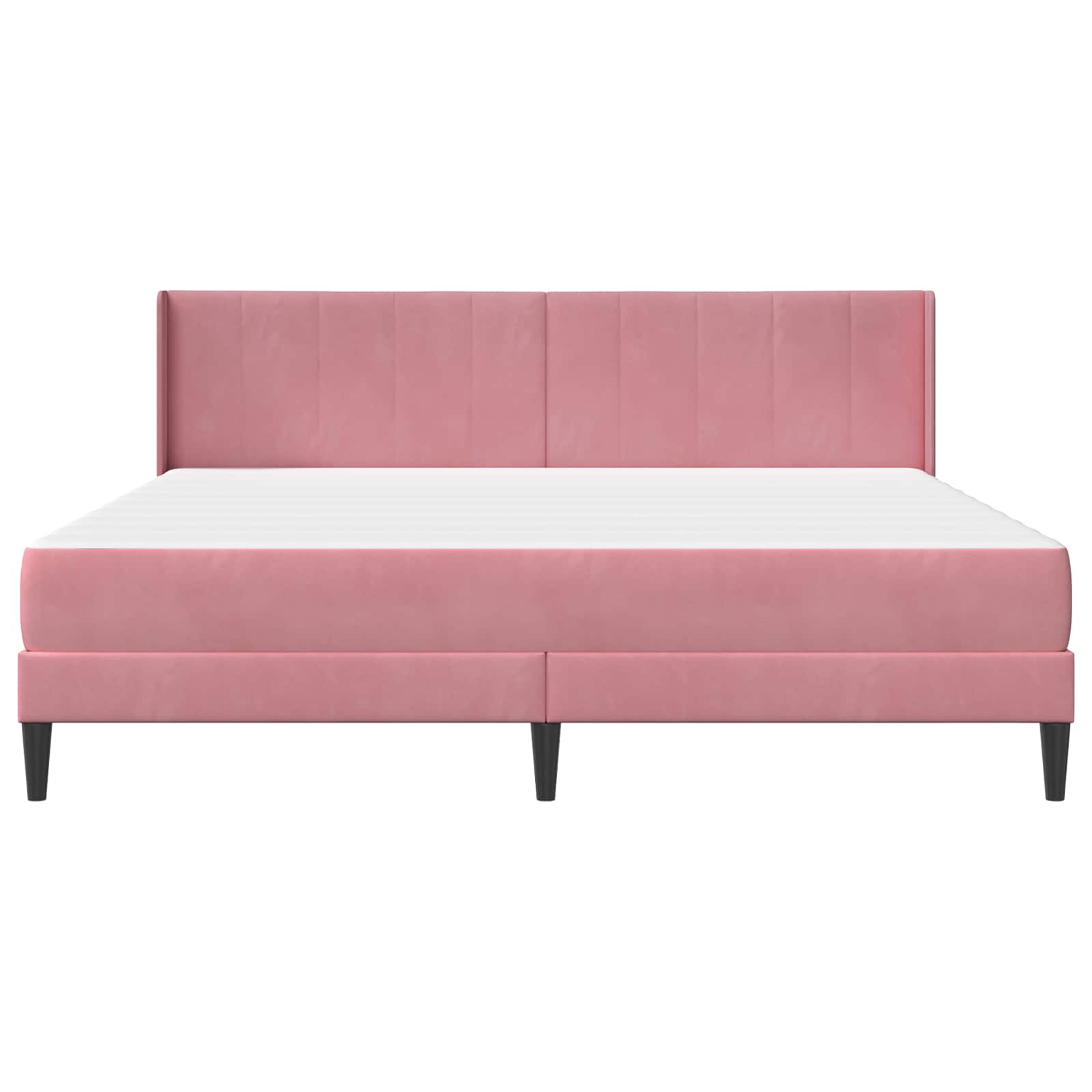 Struttura del letto Rosa 180 x 200 cm Velluto 3414882