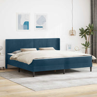 Struttura del letto Blu 180 x 200 cm Velluto 3414884