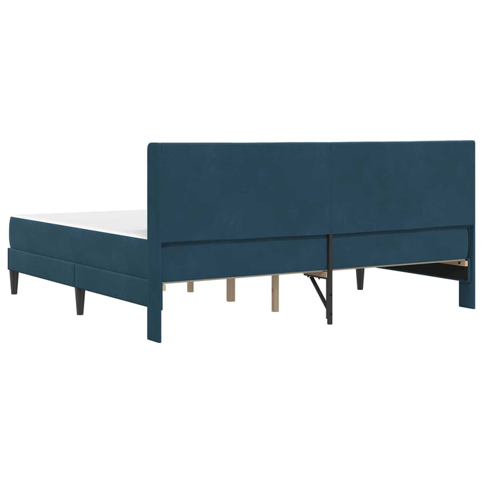 Struttura del letto Blu 180 x 200 cm Velluto 3414884