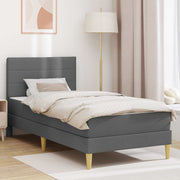 Struttura del letto Grigio scuro 80 x 200 cm Poliestere 3414925
