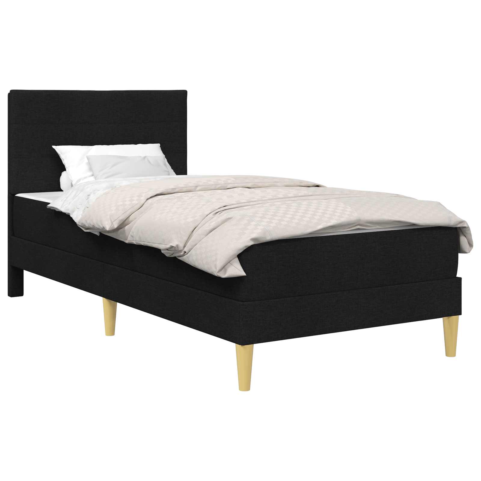 Struttura del letto Nero 80 x 200 cm Poliestere 3414926