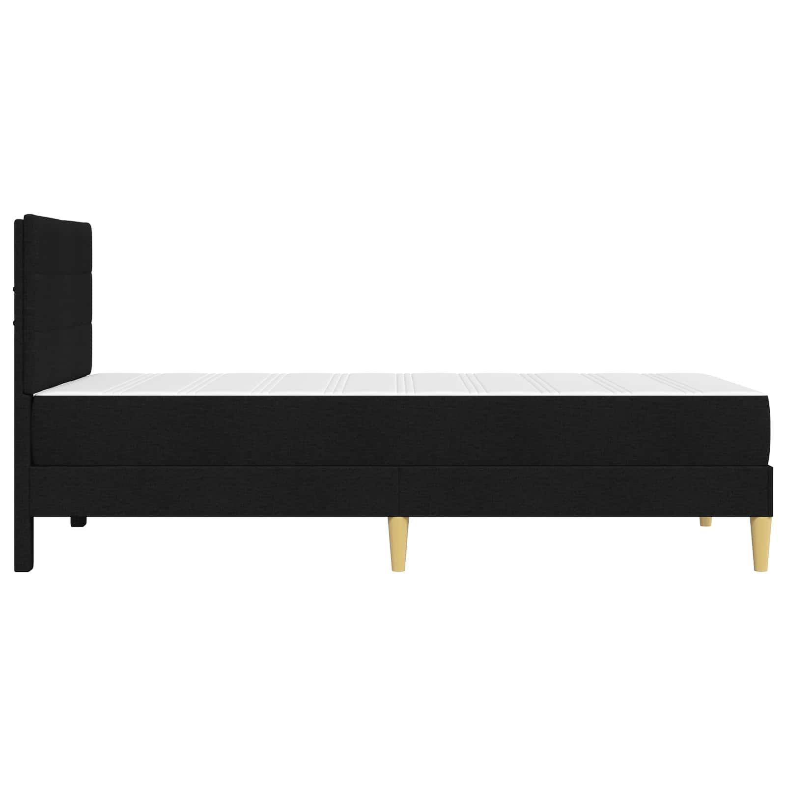 Struttura del letto Nero 80 x 200 cm Poliestere 3414926