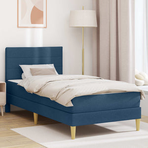 Struttura del letto Blu 90 x 190 cm Poliestere 3414933