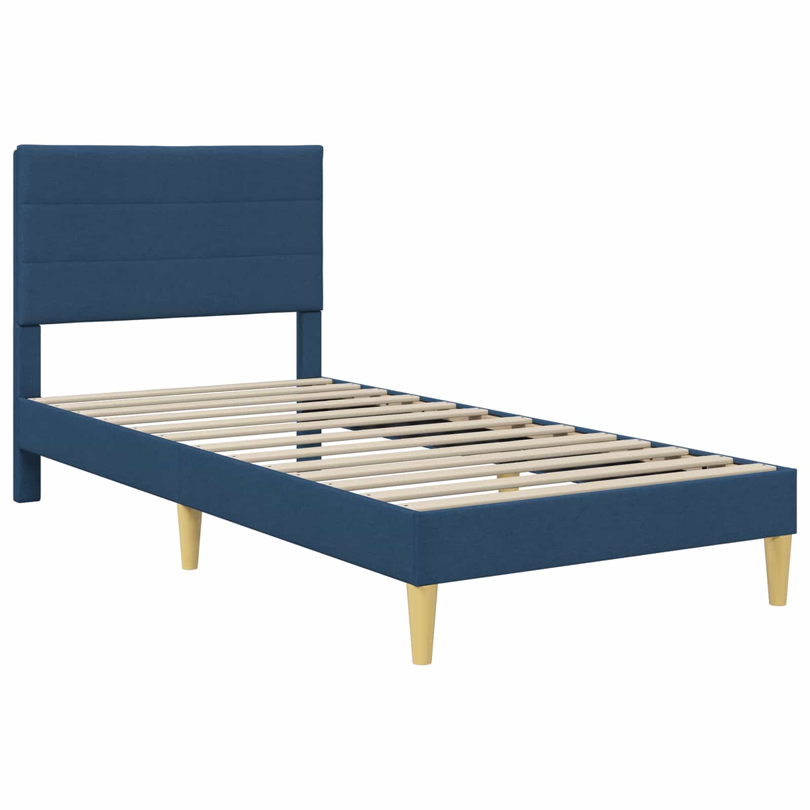 Struttura del letto Blu 90 x 190 cm Poliestere 3414933
