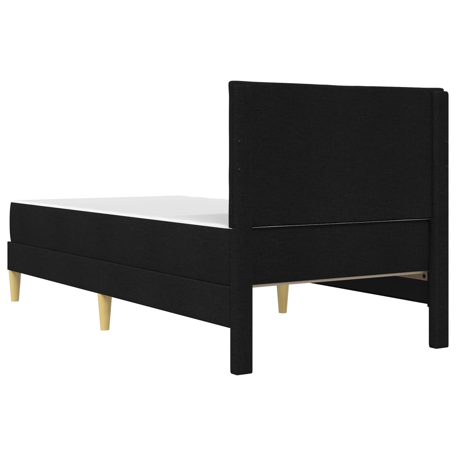 Struttura del letto Nero 100 x 200 cm Poliestere 3414941