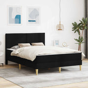 Struttura del letto Nero 140 x 190 cm Poliestere 3414956