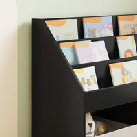 Libreria per Bambini Nero 72,5 x 29,5 x 69 cm Legno multistrato 892380