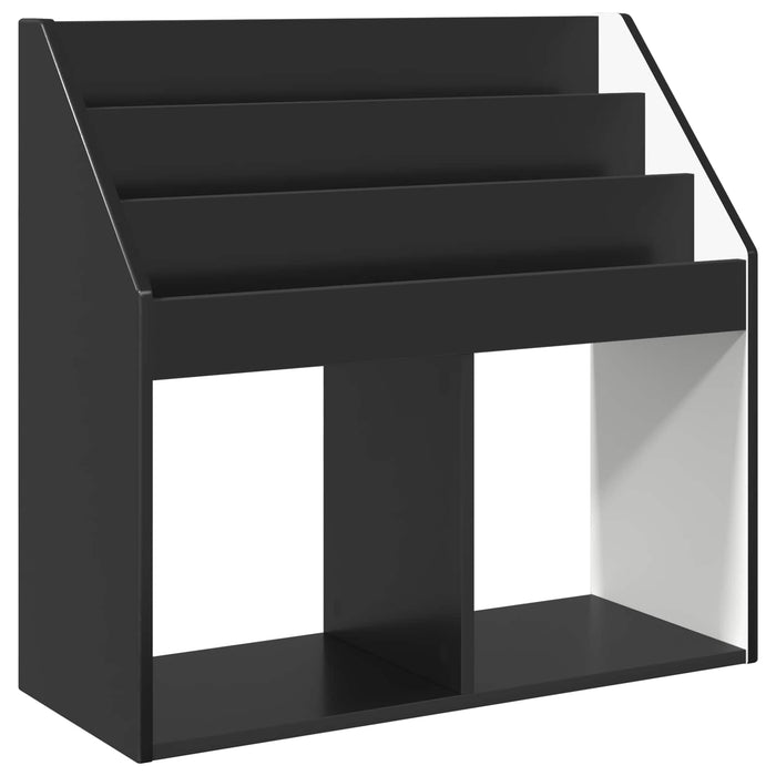 Libreria per Bambini Nero 72,5 x 29,5 x 69 cm Legno multistrato 892380