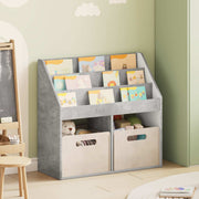 Libreria per Bambini Grigio cemento 72,5 x 29,5 x 69 cm 892382