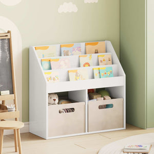 Libreria per Bambini Bianco Lucido 72,5 x 29,5 x 69 cm 892383