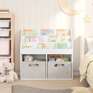 Libreria per Bambini Bianco Lucido 72,5 x 29,5 x 69 cm 892383