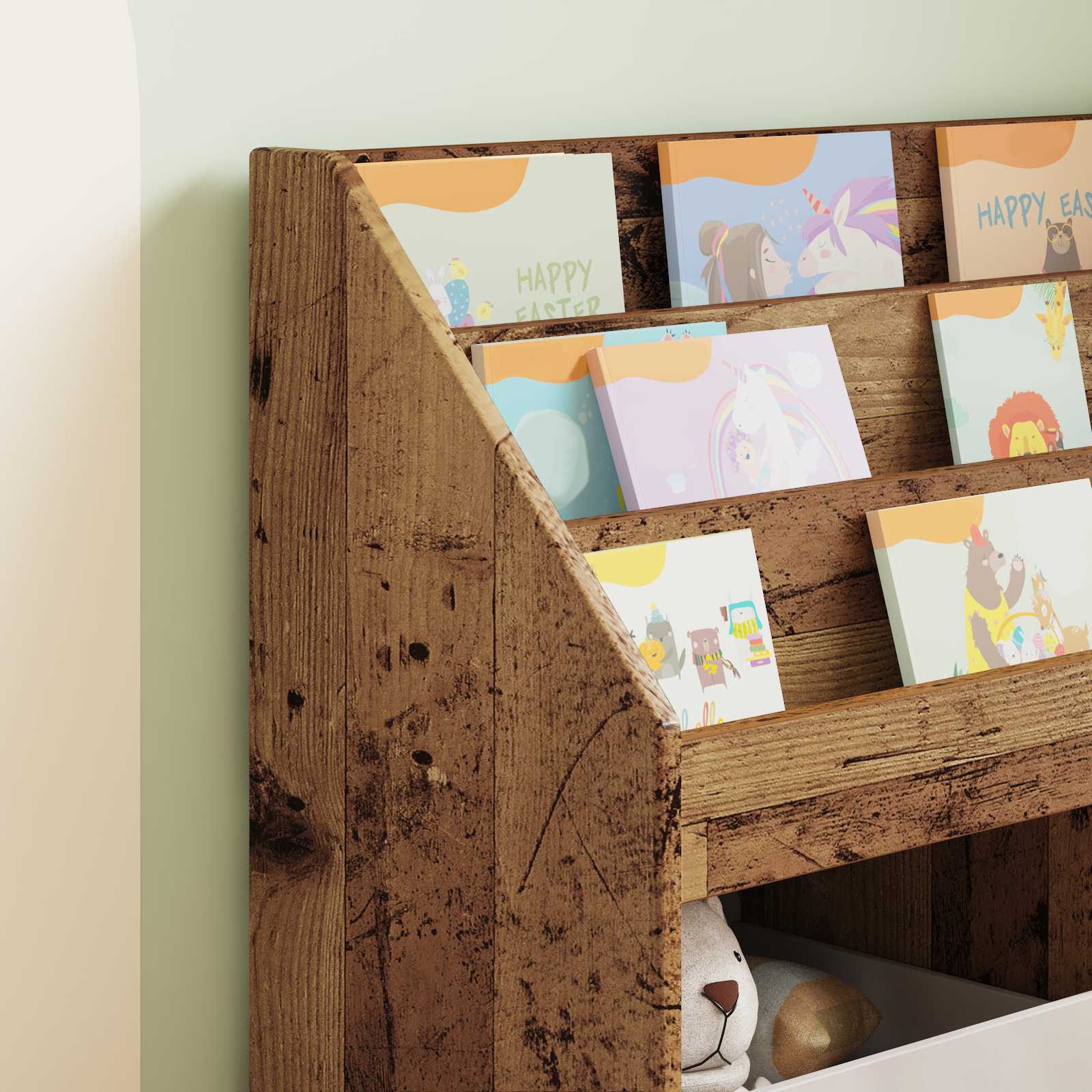 Libreria per Bambini Legno vecchio 72,5 x 29,5 x 69 cm 892387