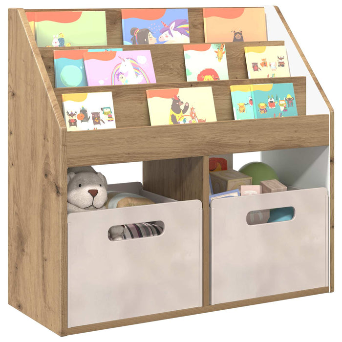Libreria per Bambini Rovere artigianale 72,5 x 29,5 x 69 cm 892388