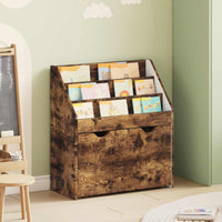 Libreria per Bambini con cassetto Rovere fumé 60 x 29,5 x 69 cm 892394
