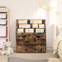 Libreria per Bambini con cassetto Rovere fumé 60 x 29,5 x 69 cm 892394