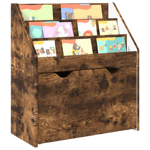 Libreria per Bambini con cassetto Rovere fumé 60 x 29,5 x 69 cm 892394