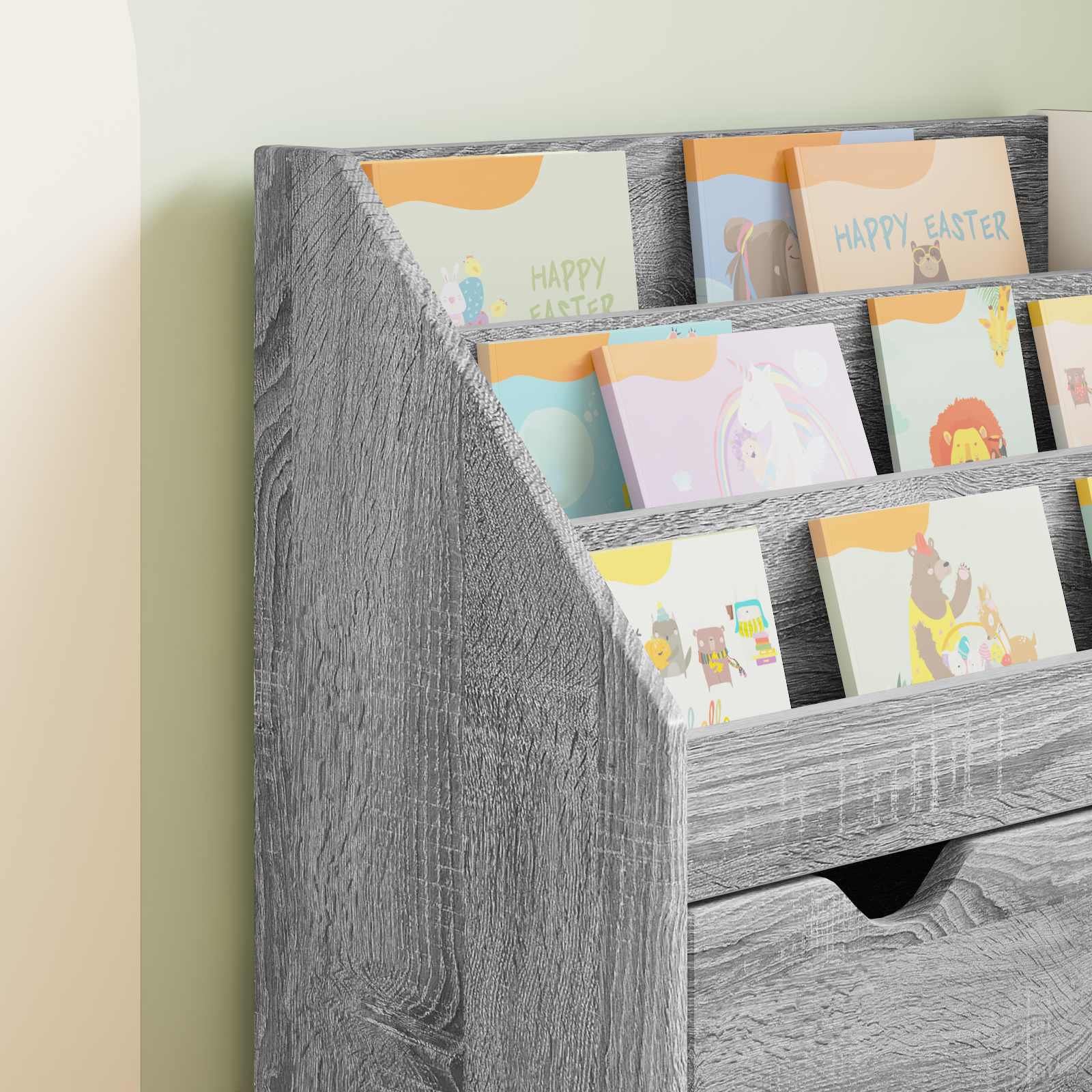 Libreria per Bambini Grigio Sonoma 60 x 29,5 x 69 cm 892395