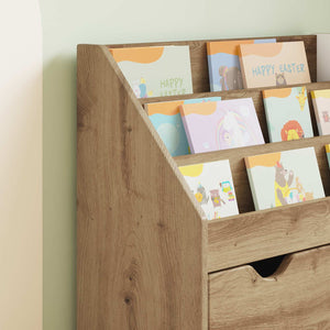 Libreria per Bambini Rovere artigianale 60 x 29,5 x 69 cm 892398