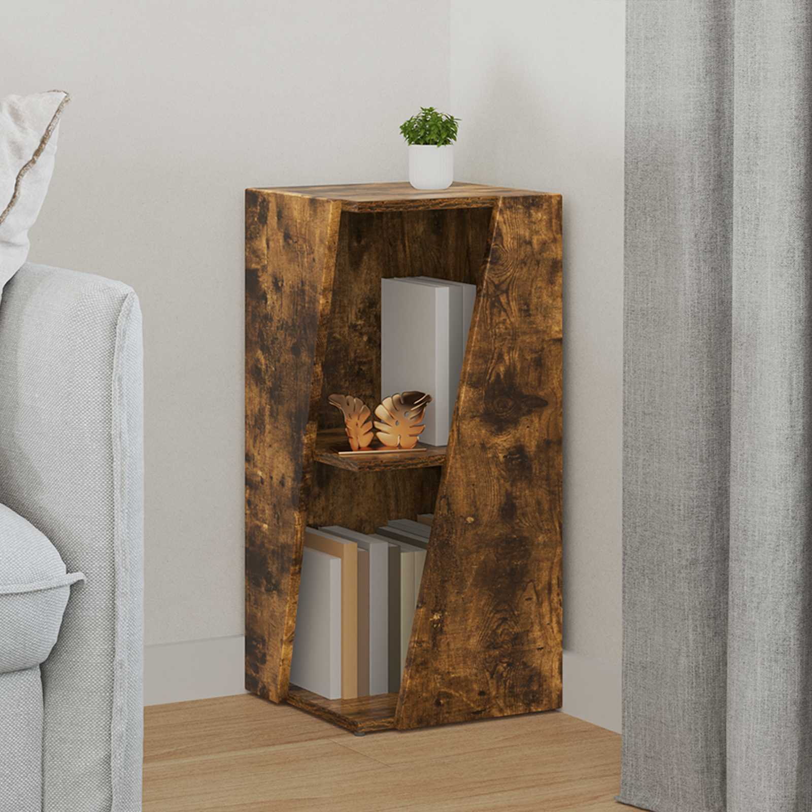 Mensola laterale Rovere fumé 33 x 32 x 70,5 cm 892412