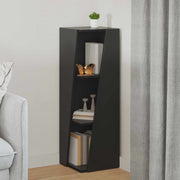 Mensola laterale Nero 33 x 32 x 100,5 cm Legno multistrato 892418
