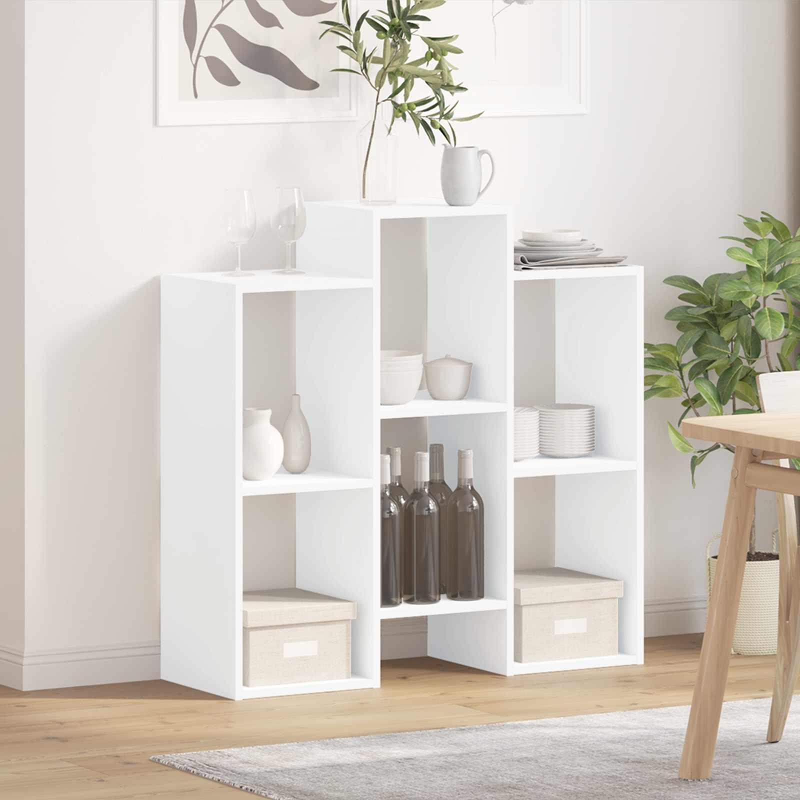 Credenza Bianco 90 x 30 x 90 cm 8000404