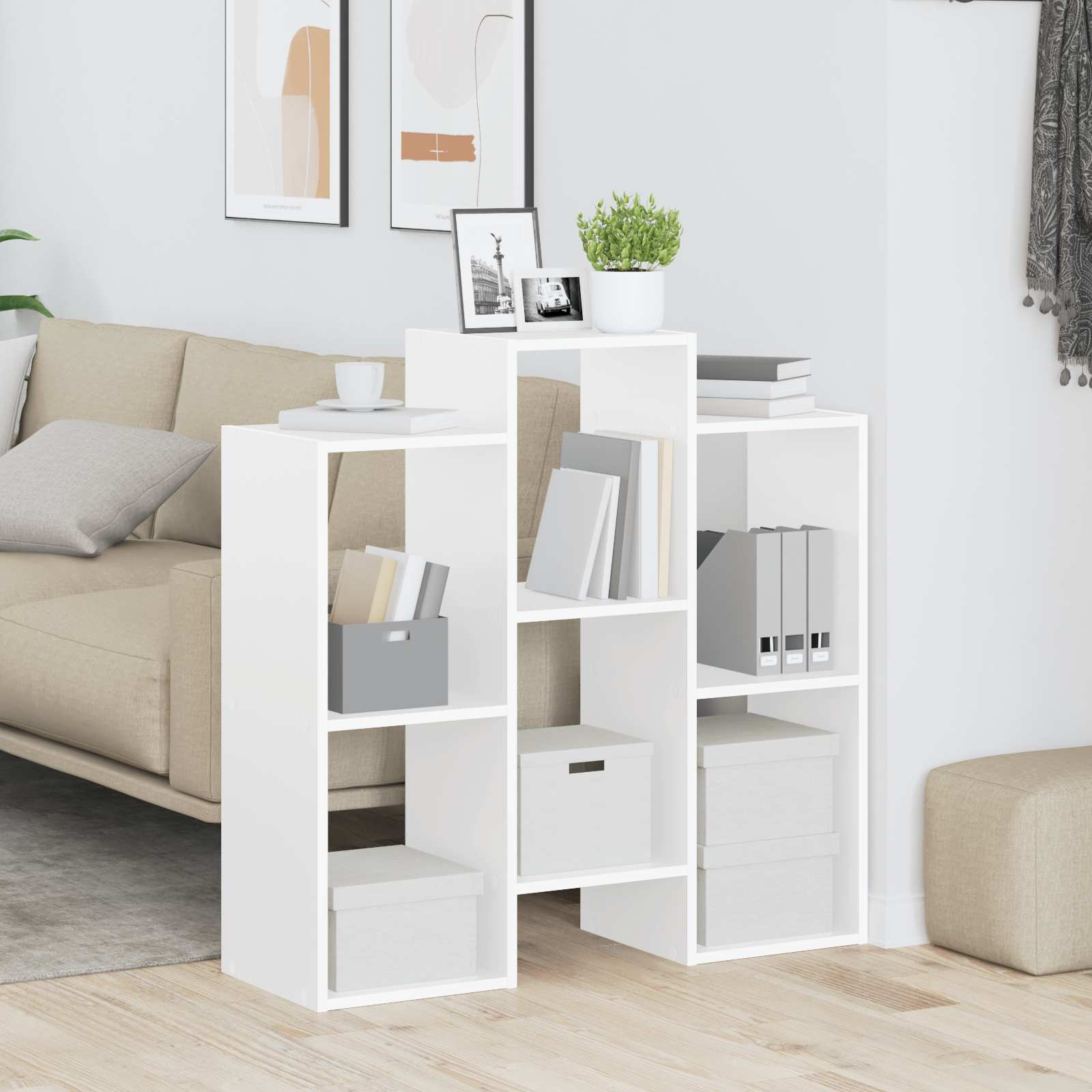 Credenza Bianco 90 x 30 x 90 cm 8000404