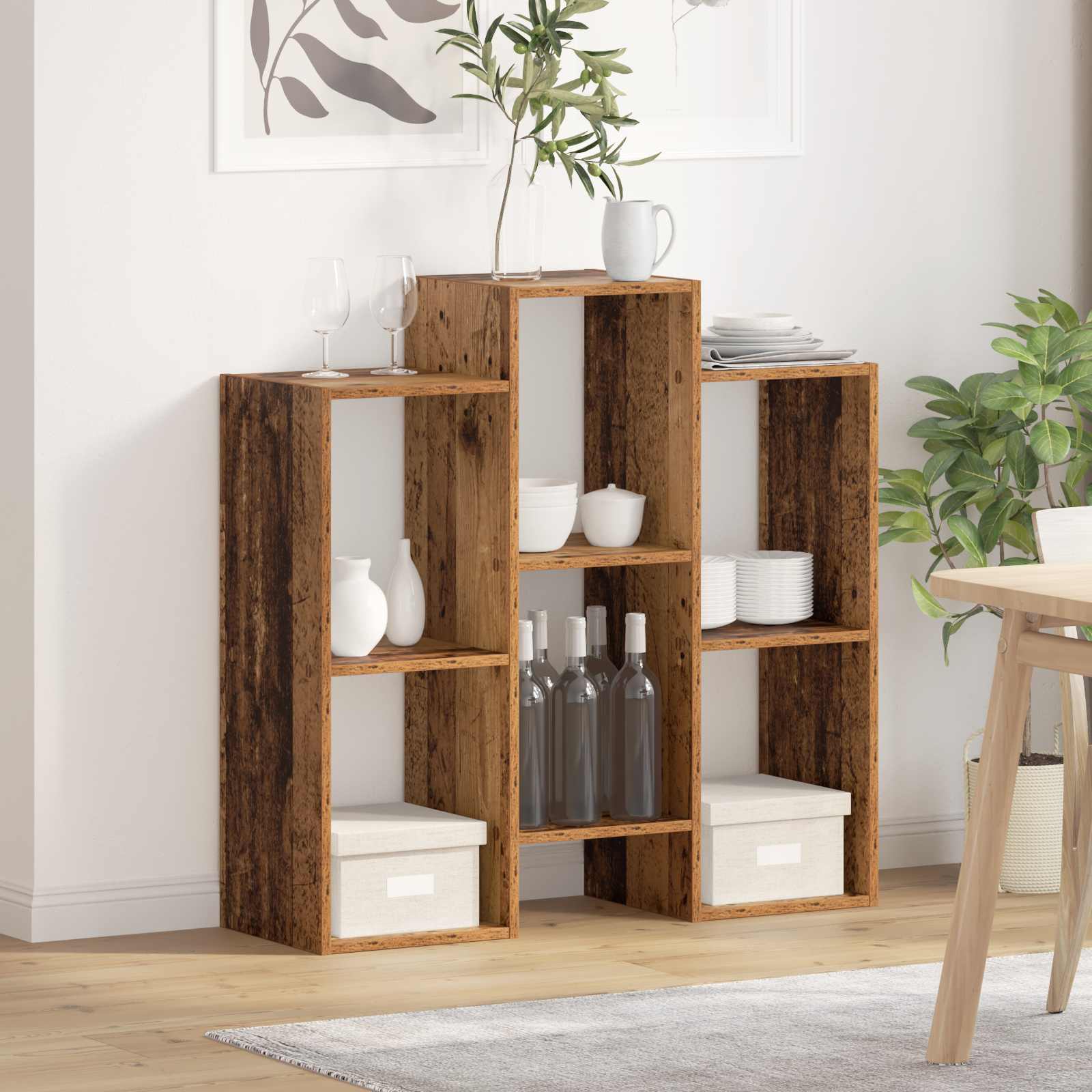 Credenza Legno vecchio 90 x 30 x 90 cm 8000410